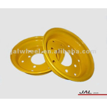 Yellow Split forklift wheel rim 3.50D-8